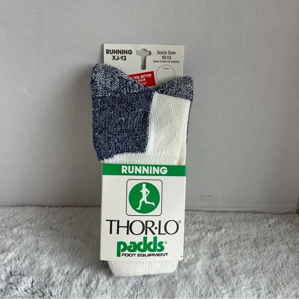 Vintage Thor.Lo Athletic Socks - Black, Gray, White  2 Pairs